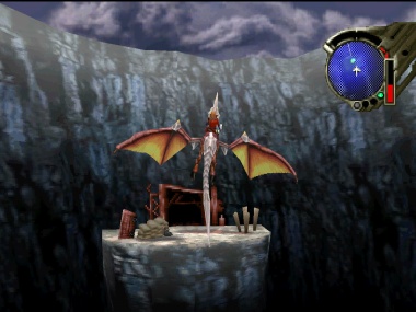 Most of the game is spent flying around on the back of the dragon.