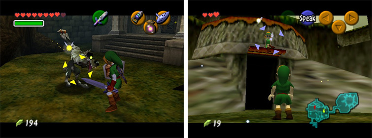 Z-targeting made Link far easier to control in the 3D environment.